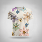 Kids Boys Blooming Flowers Tshirt