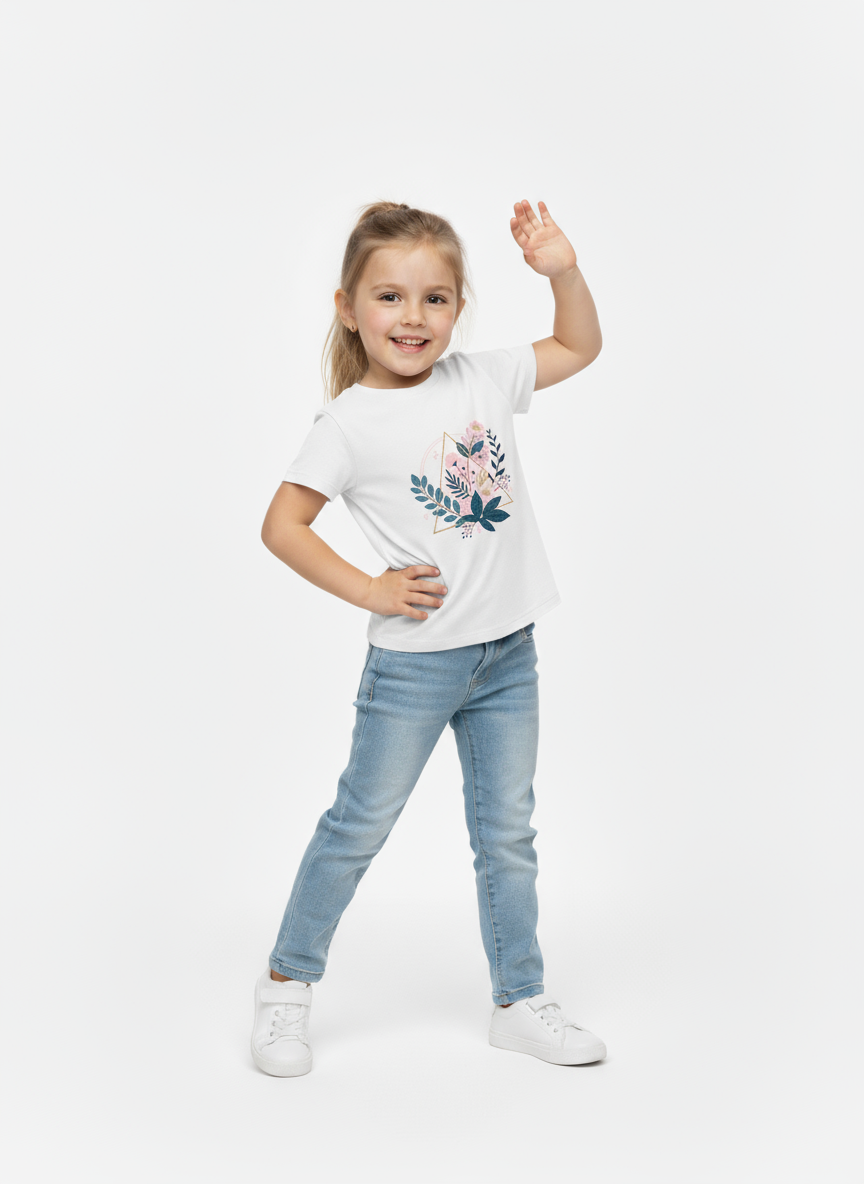 Kids Girls Nature House Tshirt