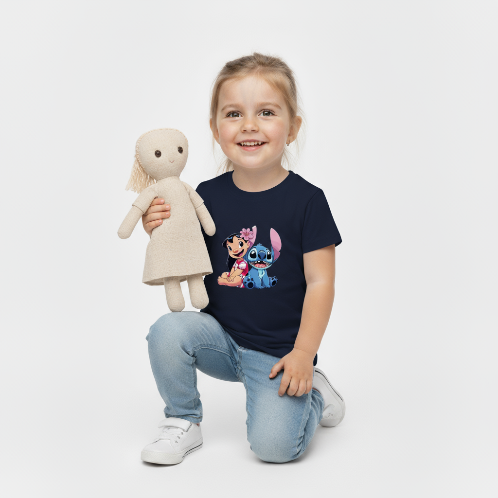 Kids Girls  Lilo and Stitch Tshirt