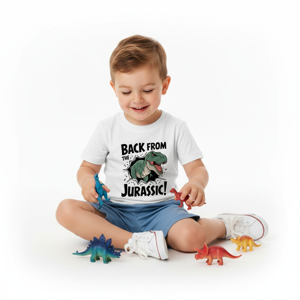 Kids Boys  Jurassic Dino Tshirt