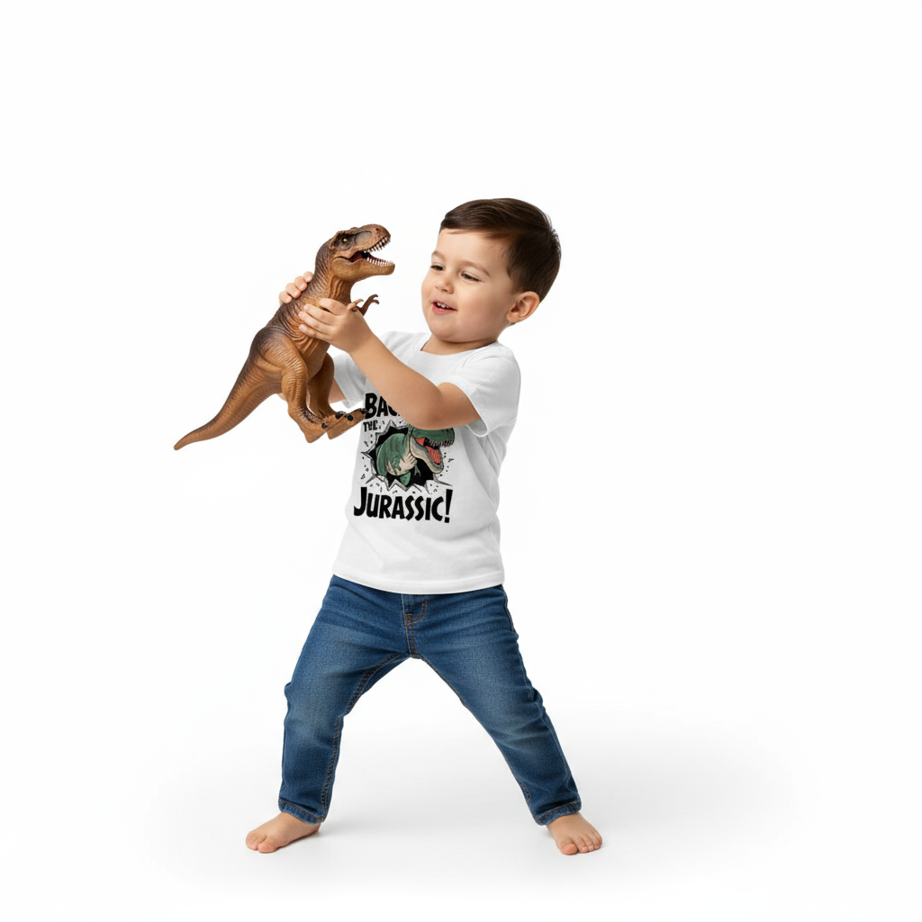 Kids Boys  Jurassic Dino Tshirt