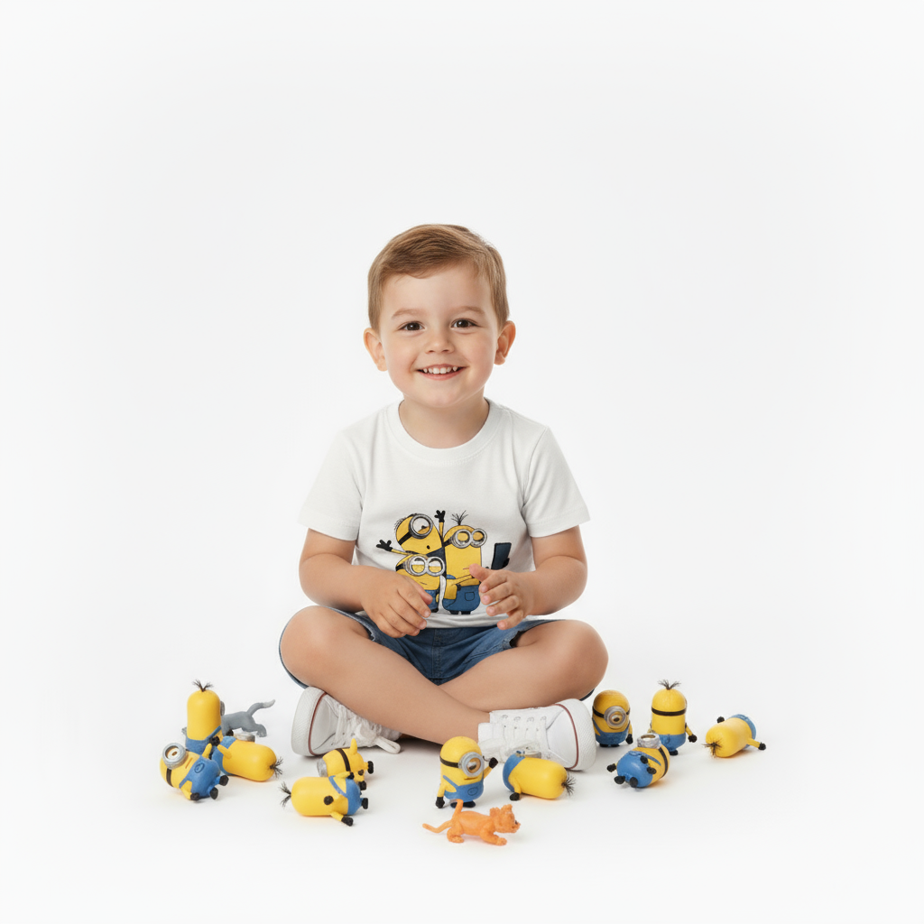 Kids Boys Minions Fun Tshirt