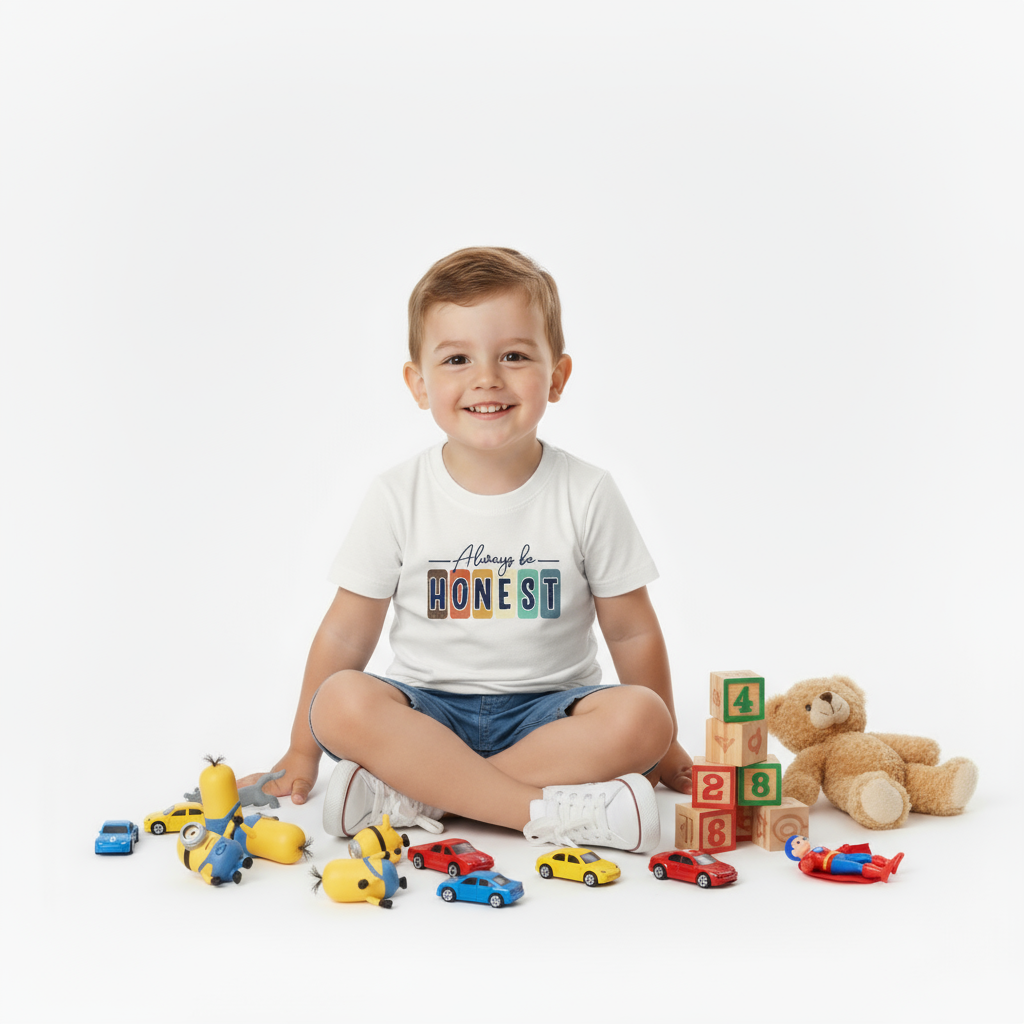 Kids Boys Honest Words Tshirt