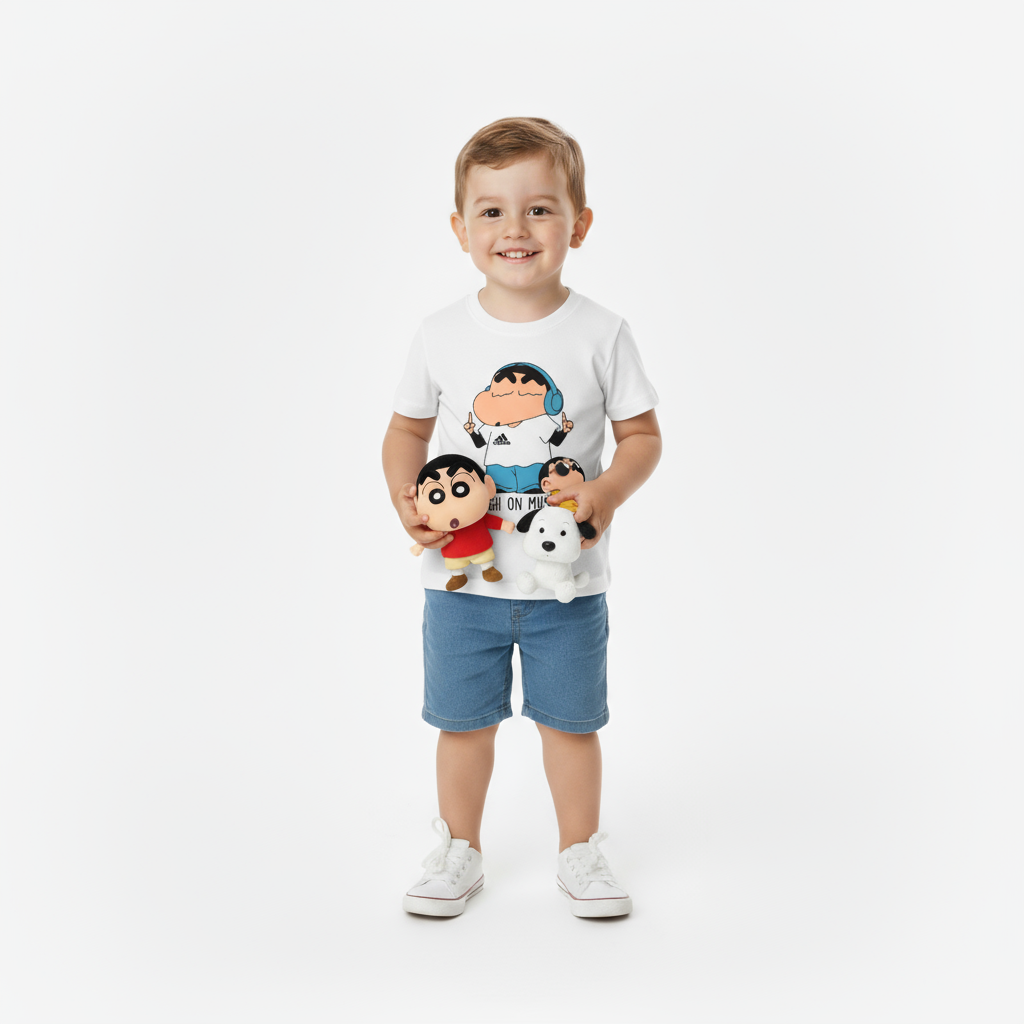 Kids Boys  Music Mood Tshirt