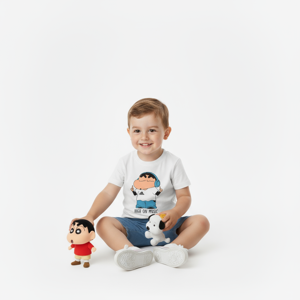 Kids Boys  Music Mood Tshirt