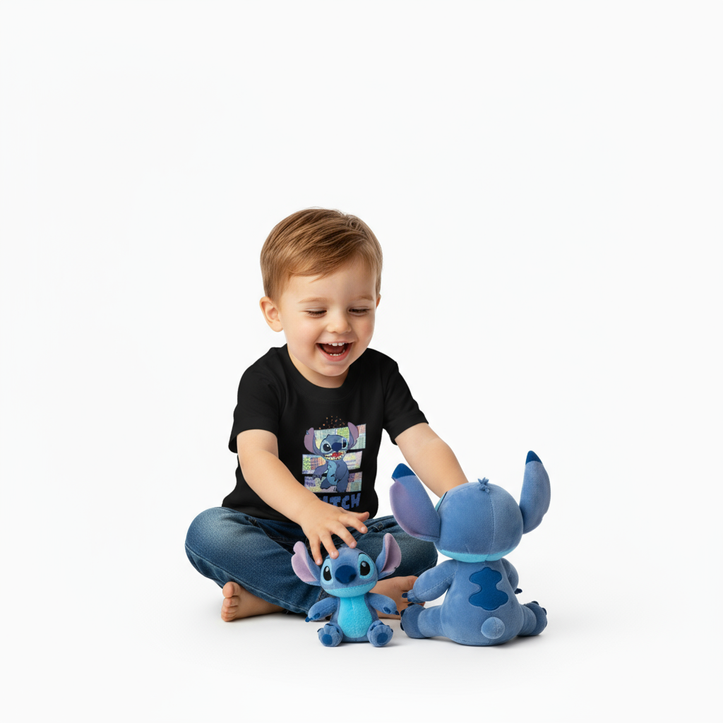 Kids Boys Stitch Play Tshirt