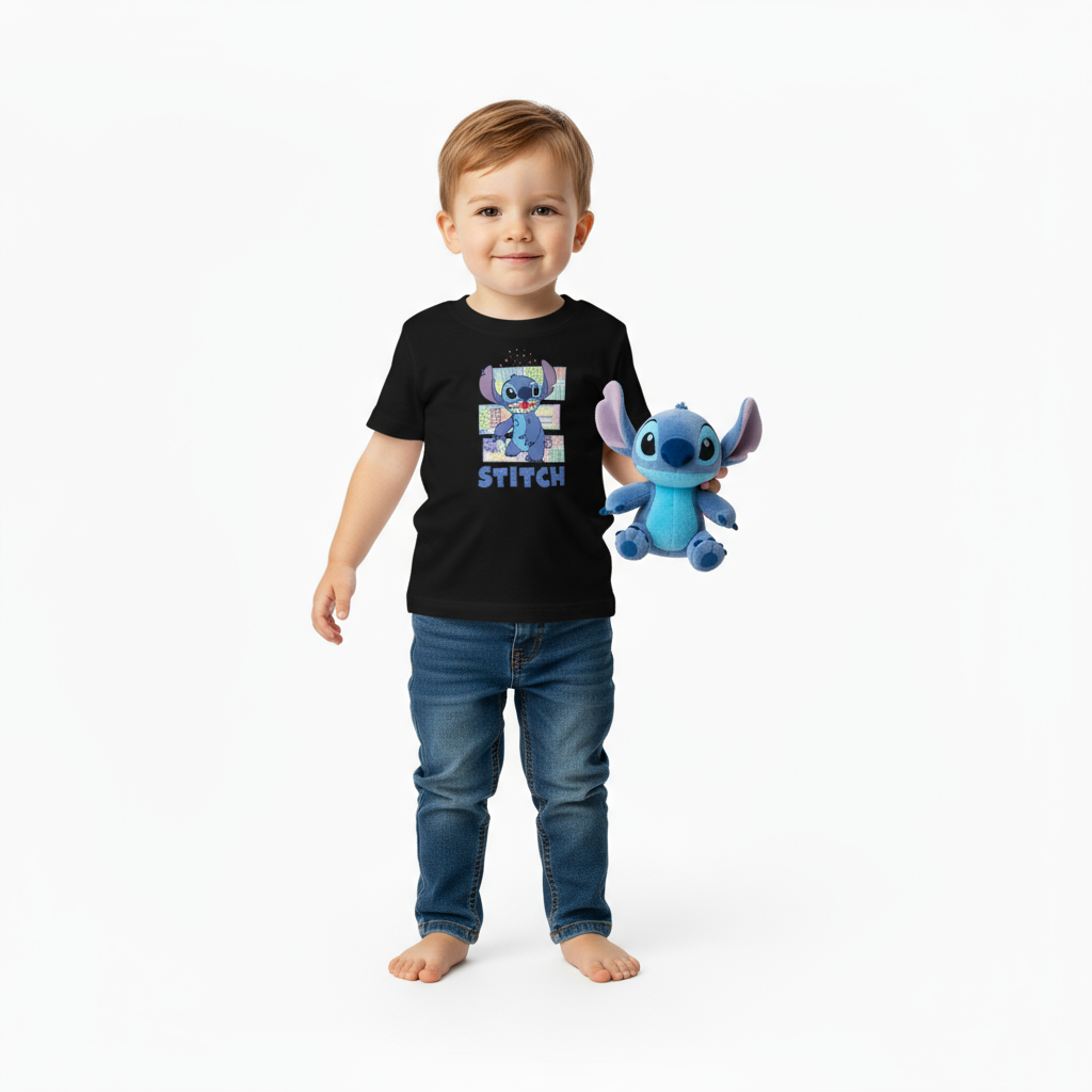 Kids Boys Stitch Play Tshirt