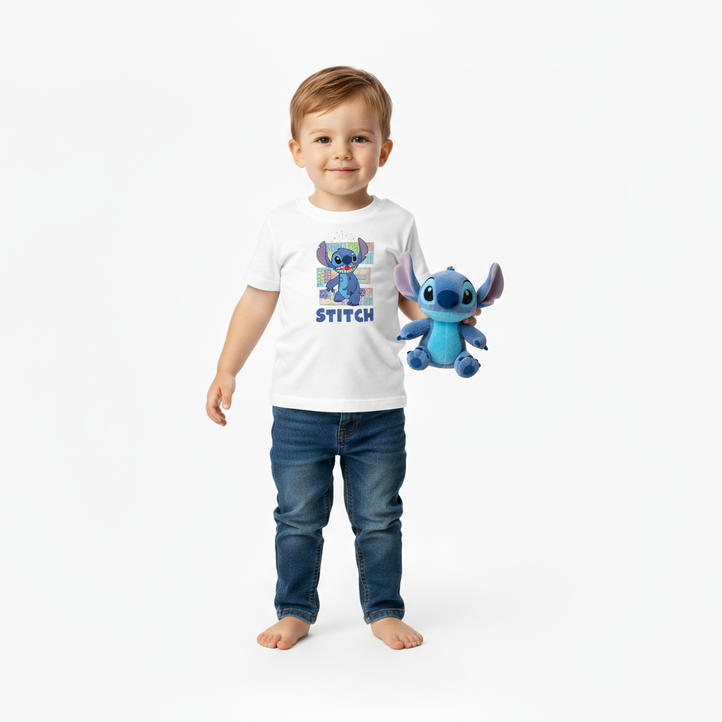 Kids Boys Stitch Play Tshirt