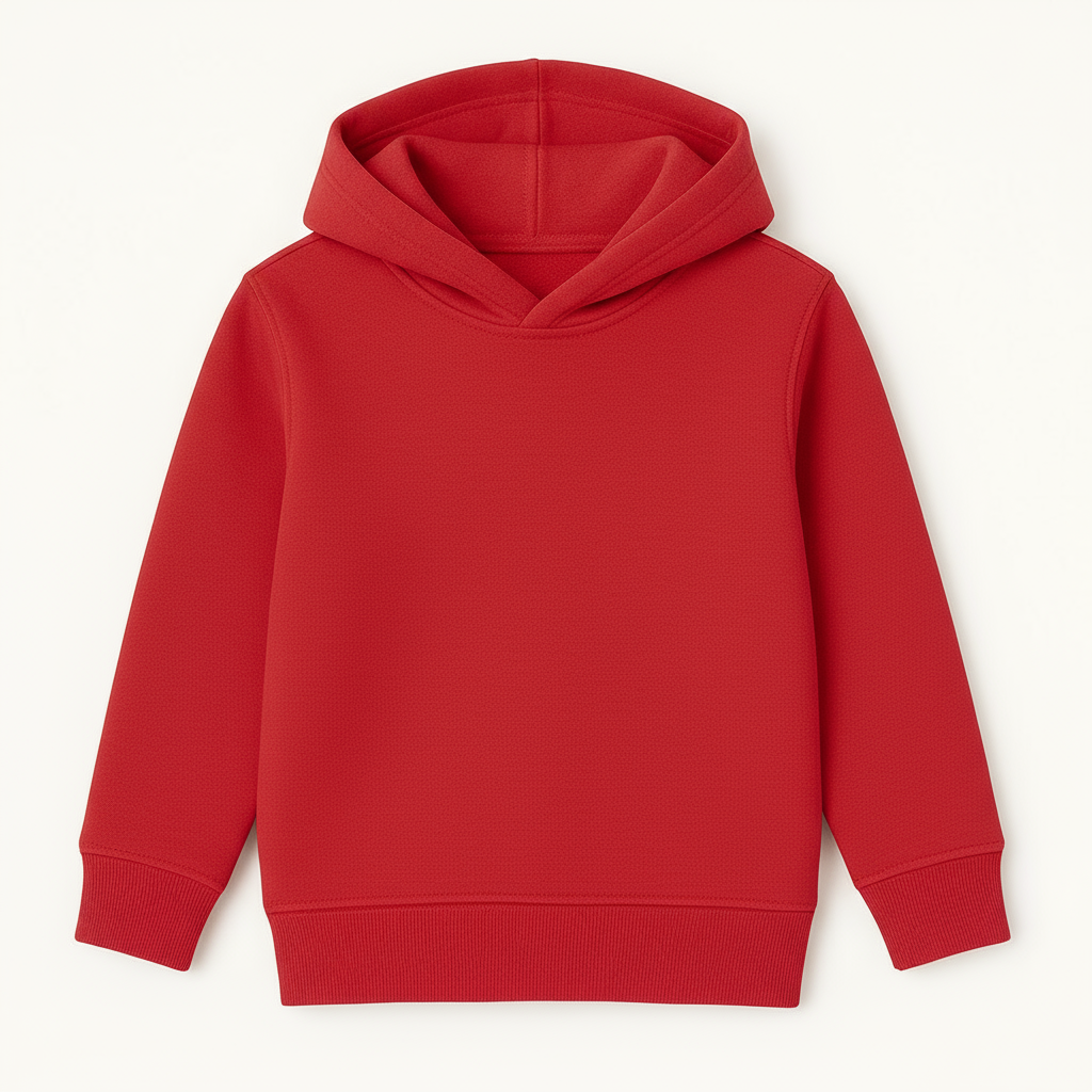 Kids Unisex Red Hoodie – 2-3-years – nan