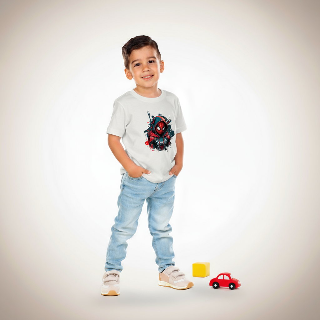 Kids Boys Hero Mask Tshirt