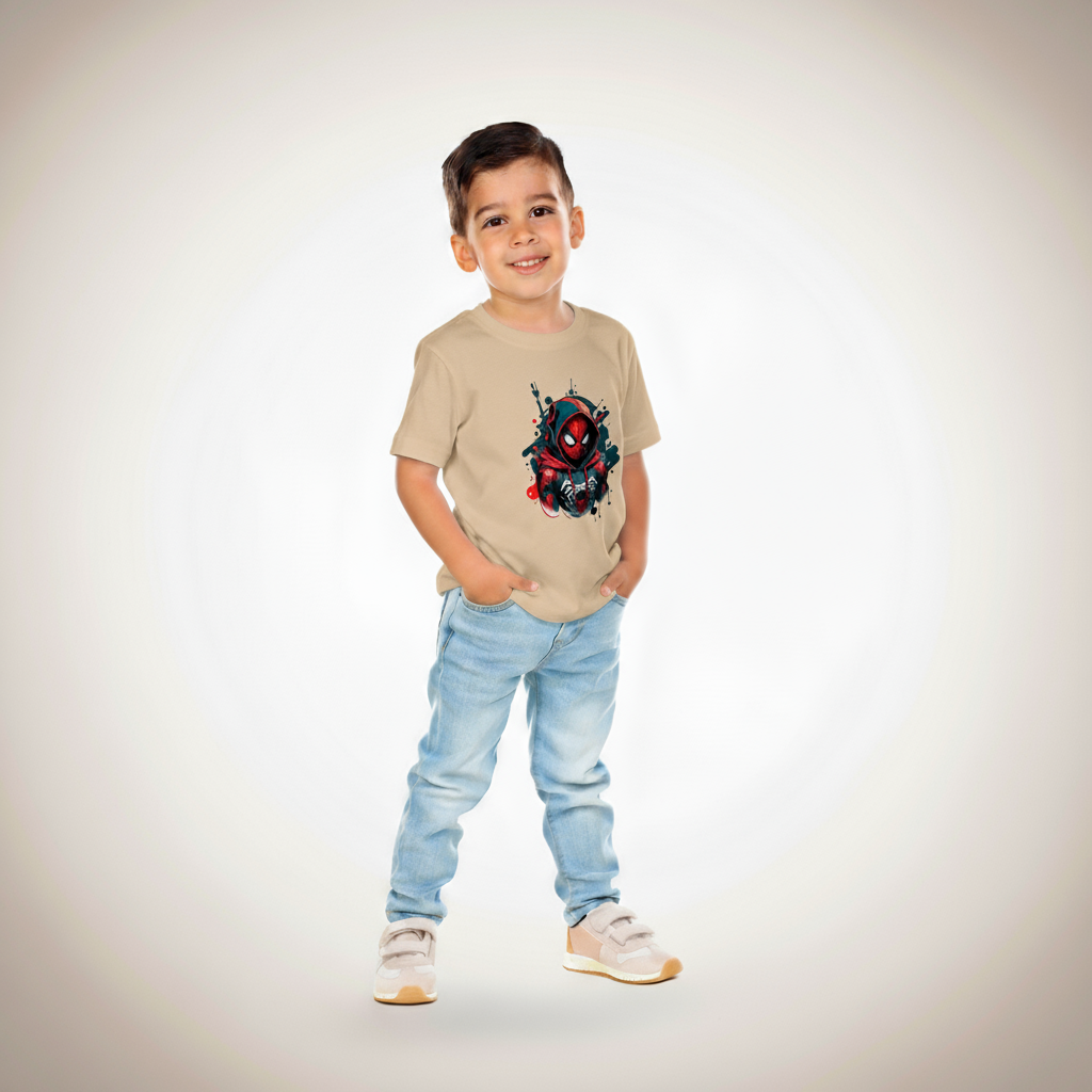 Kids Boys Hero Mask Tshirt