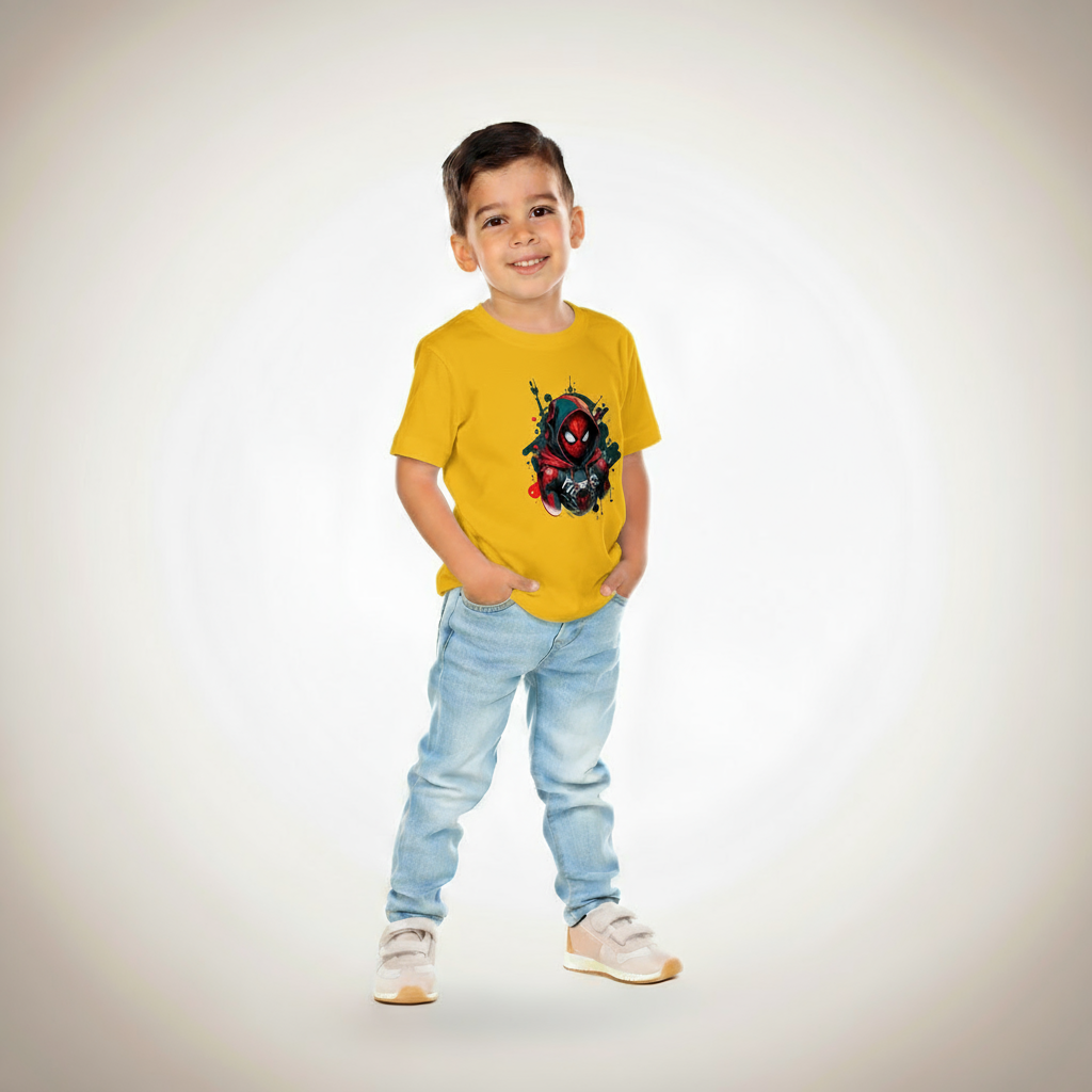 Kids Boys Hero Mask Tshirt