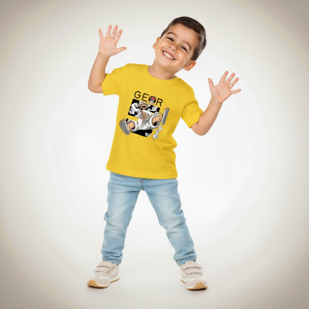 Kids Boys Gear Up Tshirt