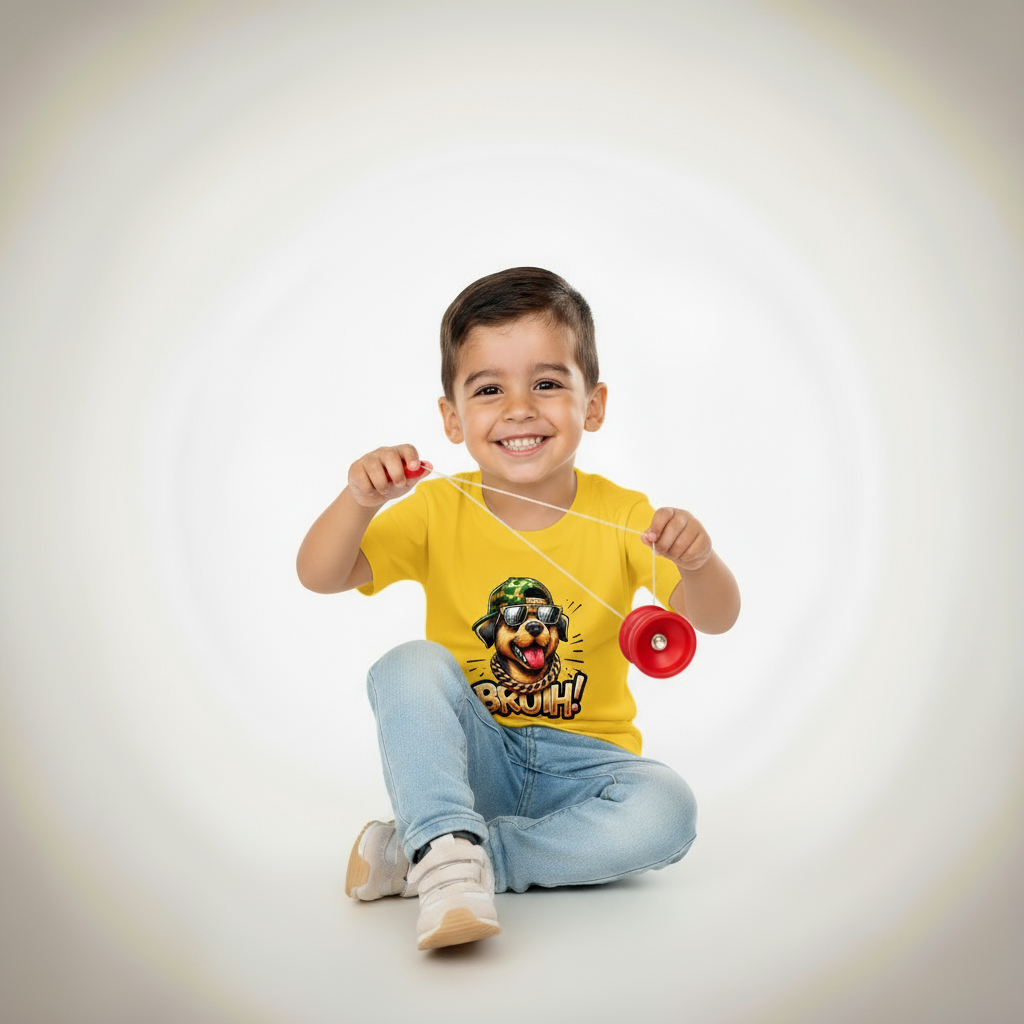 Kids Boys Bruuh Dog Tshirt