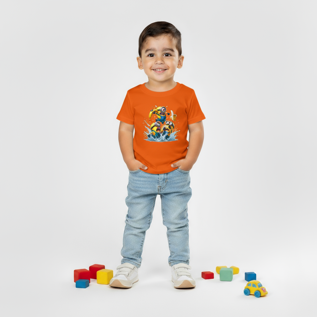 Kids Boys Minions Splash Tshirt