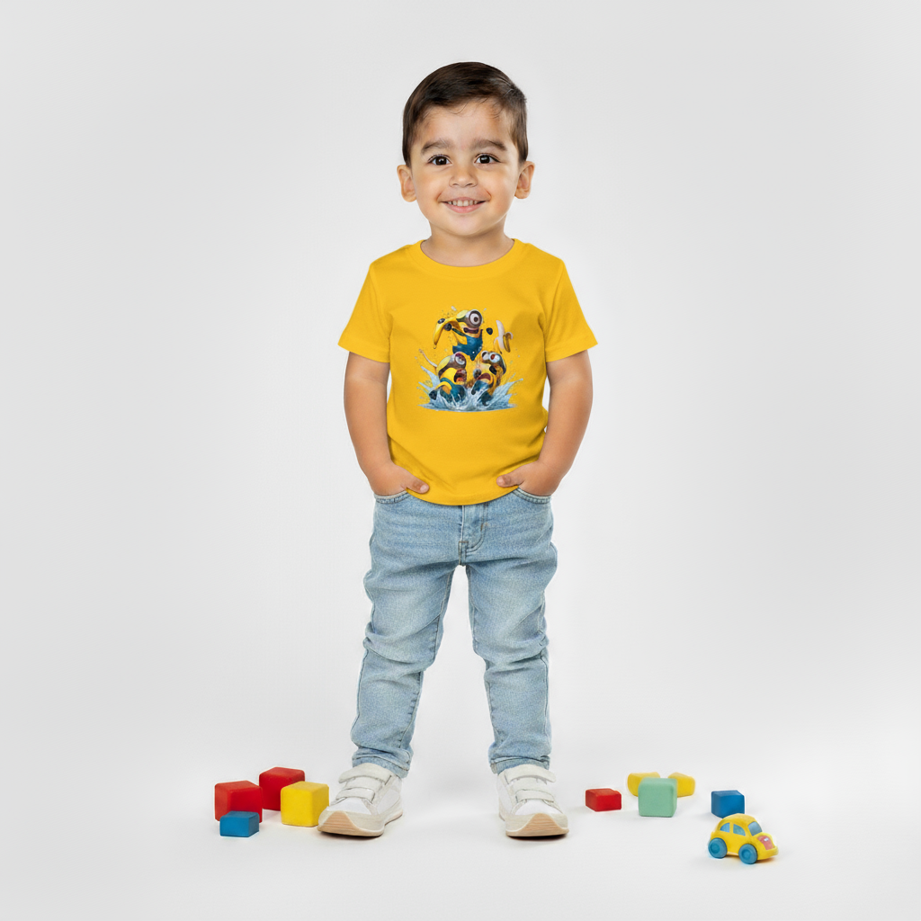 Kids Boys Minions Splash Tshirt
