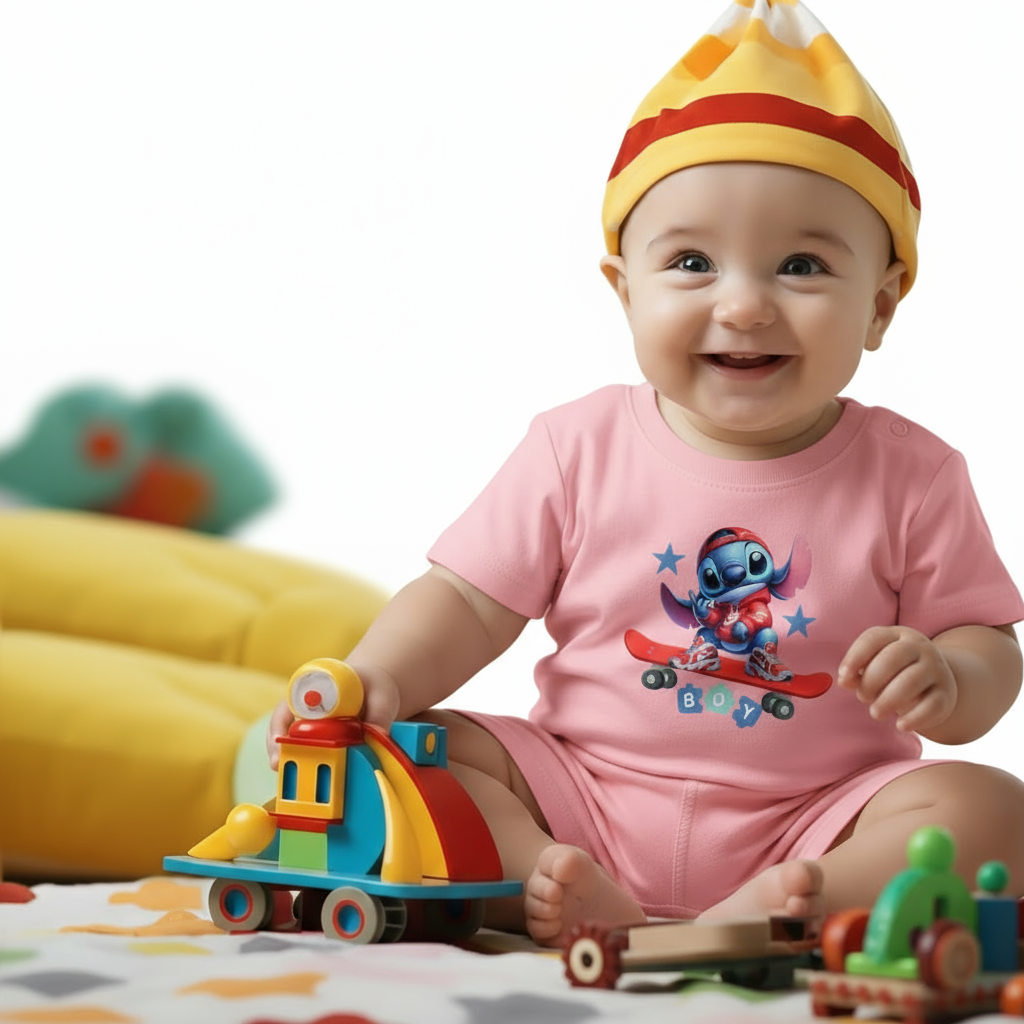 Skater Superhero Baby Boy Tshirt