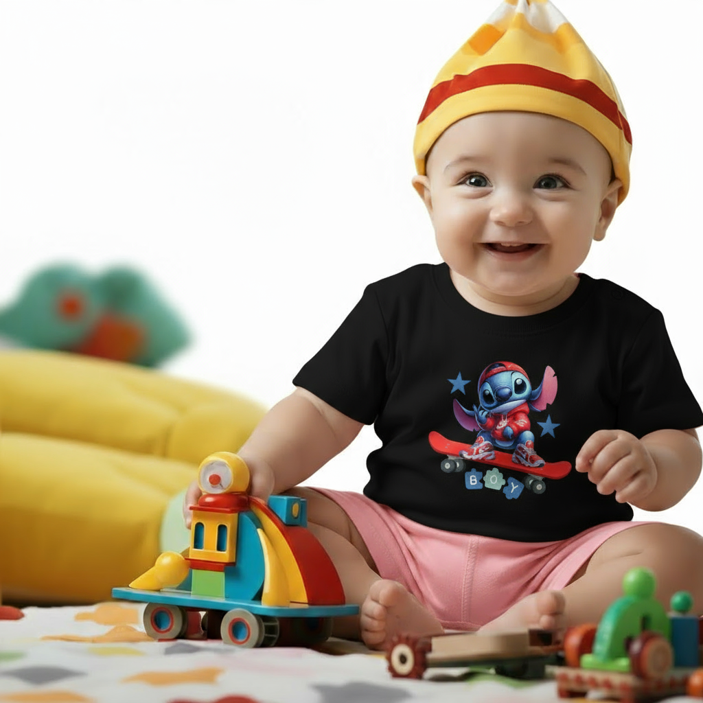 Skater Superhero Baby Boy Tshirt