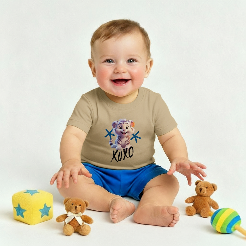 XOXO Tiger Cub Baby Boy Tshirt