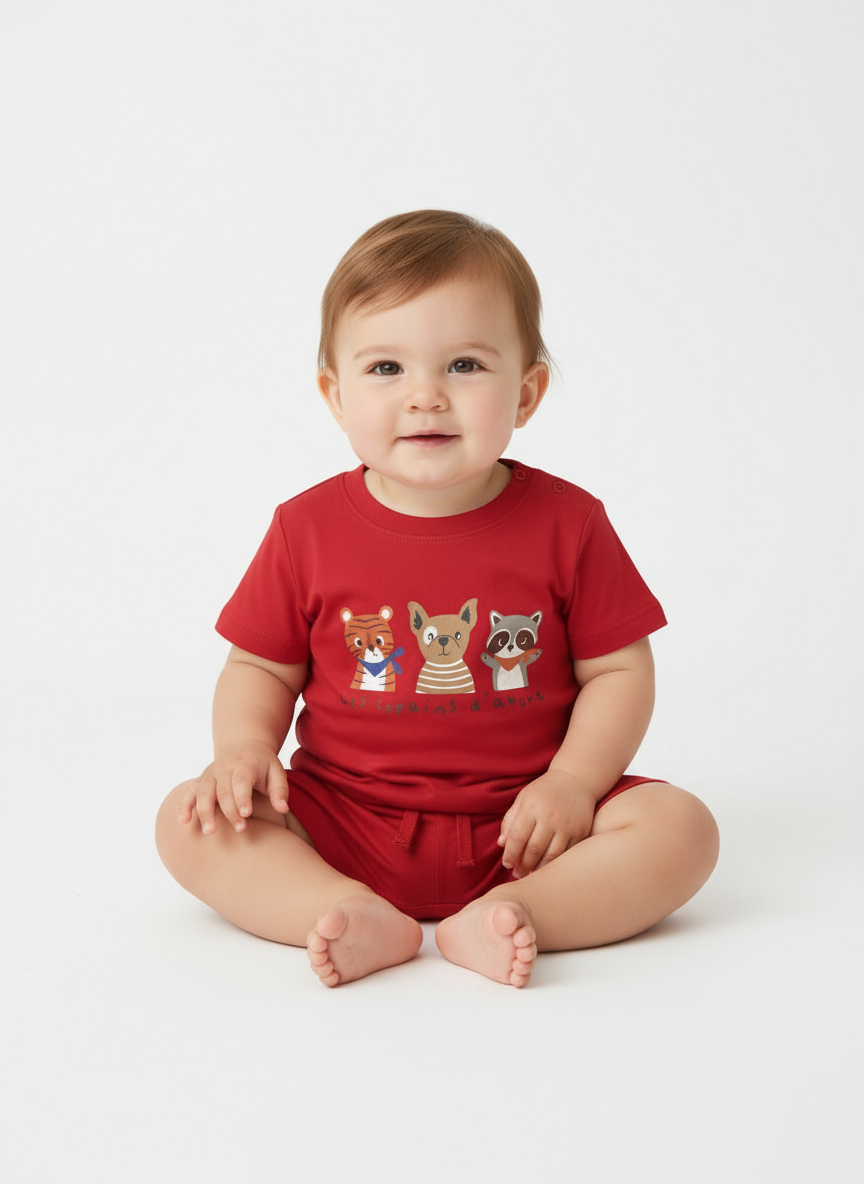 Baby Girl Animal Graphic Tshirt